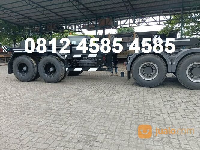 Harga Karoseri Trailer Tractor Head Buntut Trailer Rangka 20 Feet Buntut Trailer Skeleton 2 Axle