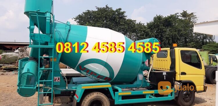 Karoseri Truk Mixer Mini 3 Kubik Truk Molen 3 Kubik Concrete Mixer Truck 3 Kubik Truk Beton 3 Kubik