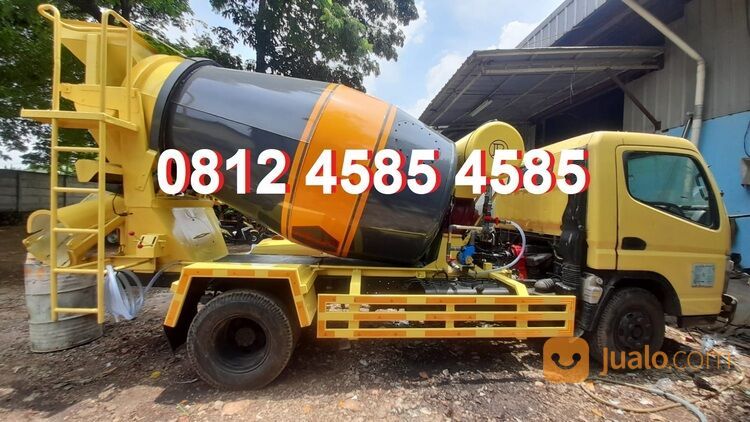 Karoseri Truk Mixer Mini 3 Kubik Truk Molen 3 Kubik Concrete Mixer Truck 3 Kubik Truk Beton 3 Kubik