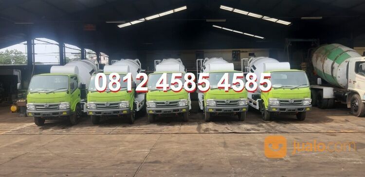 Karoseri Truk Mixer Mini 3 Kubik Truk Molen 3 Kubik Concrete Mixer Truck 3 Kubik Truk Beton 3 Kubik