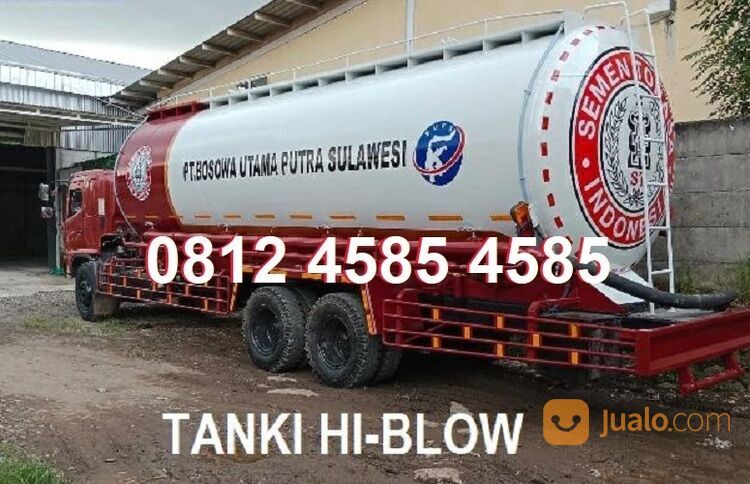 Tangki Truk Semen Curah Tangki Hi blow Vacuum Truck Tangki Fly Ash Bottom Ash 25 ton 30 ton