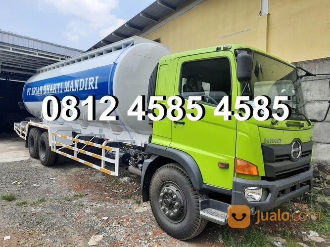 Tangki Truk Semen Curah Tangki Hi blow Vacuum Truck Tangki Fly Ash Bottom Ash 25 ton 30 ton