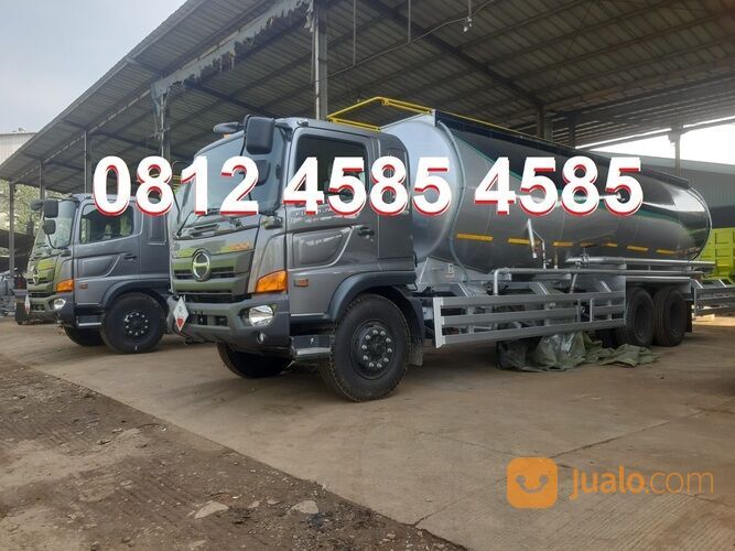 Tangki Truk Semen Curah Tangki Hi blow Vacuum Truck Tangki Fly Ash Bottom Ash 25 ton 30 ton