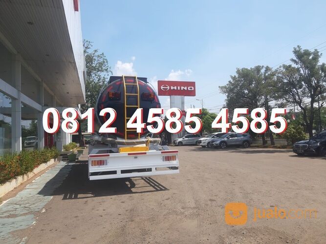 Tangki Truk Semen Curah Tangki Hi blow Vacuum Truck Tangki Fly Ash Bottom Ash 25 ton 30 ton