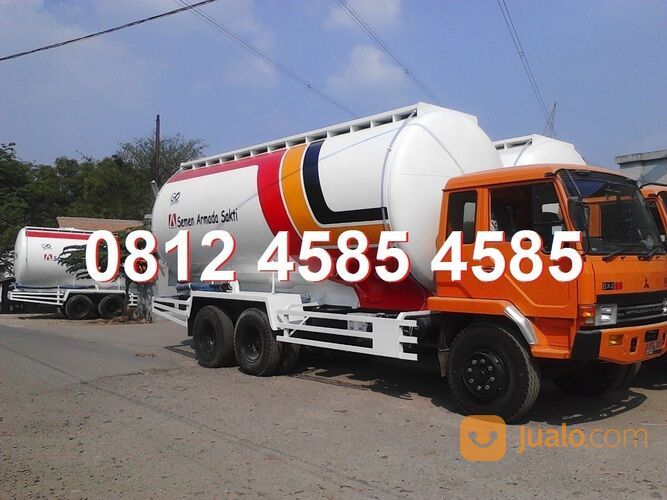 Tangki Truck Hiblow Semen Curah Vacuum Truck Bulk Tangki Hi blow Fly Ash Bottom Ash 25 ton 30 ton