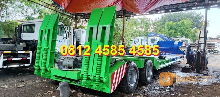 Harga Karoseri Trailer Lowbed Truck Lowboy Truck Trailer Tronton Head Tractor Trailer 100 120 Ton