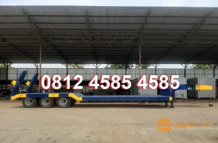 Harga Karoseri Trailer Lowbed Truck Lowboy Truck Trailer Tronton Head Tractor Trailer 100 120 Ton