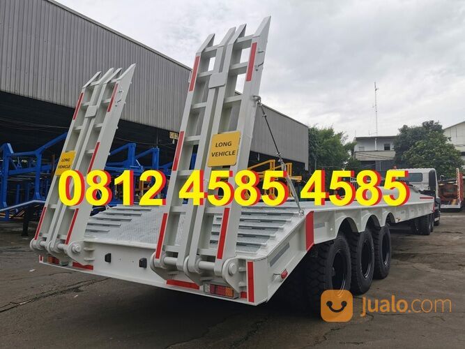 Harga Karoseri Trailer Lowbed Truck Lowboy Truck Trailer Tronton Head Tractor Trailer 100 120 Ton