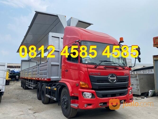 Karoseri Buntut Head Tractor Trailer Wingbox 40 Feet Wingbox Trailer Bigmama Truck Double Decker