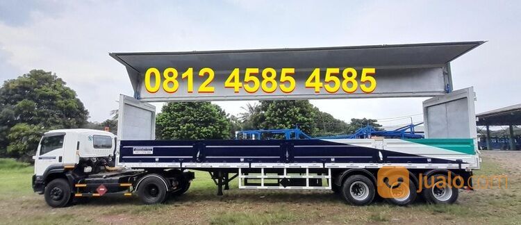 Karoseri Buntut Trailer Wingbox 40 Feet Head Tractor Trailer Wingbox Bigmama Truck Double Decker