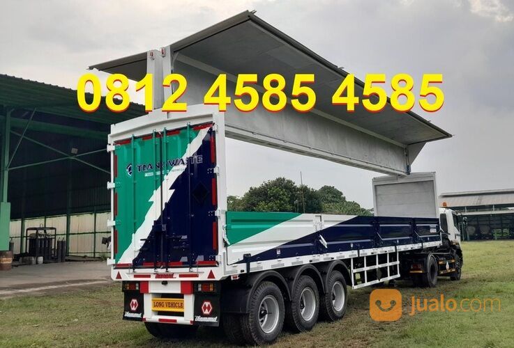 Karoseri Trailer Wingbox 40 Feet Tractor Head Trailer Wingbox Bigmama Truck Double Decker