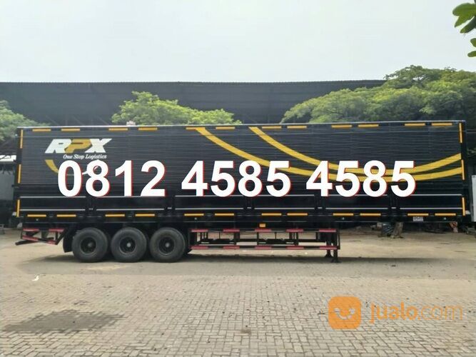 Karoseri Trailer Wingbox 40 Feet Tractor Head Trailer Wingbox Bigmama Truck Double Decker