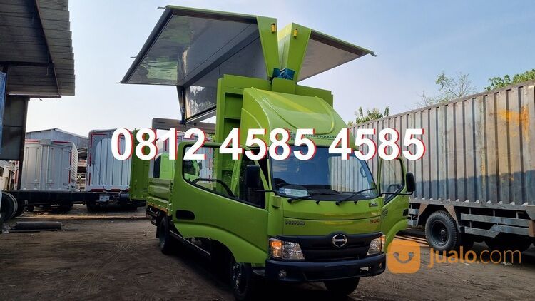 Truck Wingbox CDE Long Truk Box 4 Ban Engkel Long Dutro 115 SDL Truk Box Besi Box Alumunium