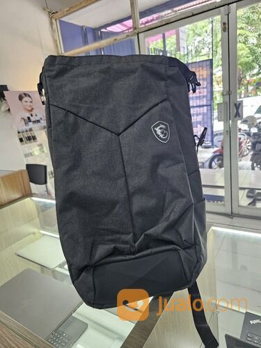 Tas Gamer Gaming MSI ori New cuci gudang logo Putih