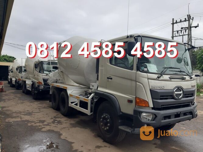 Karoseri Gentong Truk Mixer 7 Kubik Mobil Molen Cor 7 Kubik Concrete Mixer Truck Cor Beton Readymix