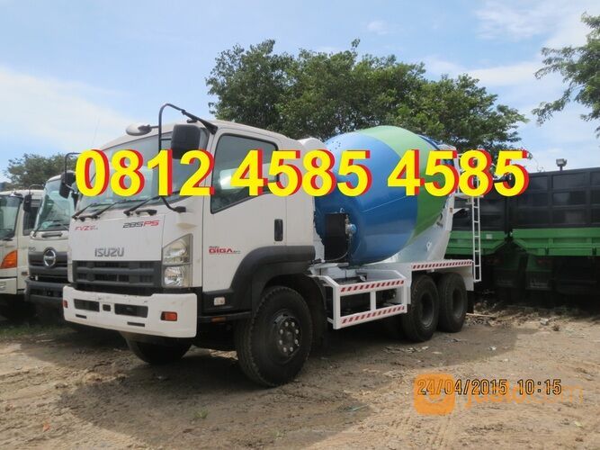 Karoseri Gentong Truk Mixer 7 Kubik Mobil Molen Cor 7 Kubik Concrete Mixer Truck Cor Beton Readymix