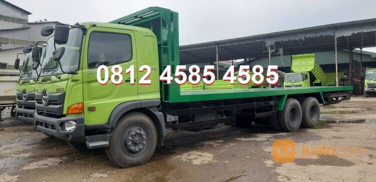 Harga Truk Lohan Ranger Tronton Hino 500 FL 260 JW 280 JW Tronton Losbak Besi Flat Deck Flat Bed