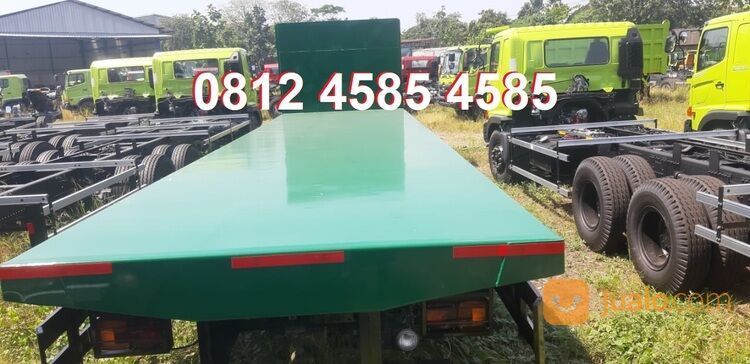 Truk Losbak Tronton Flatbed Hino 500 FL 260 JW Ranger Lohan Tronton Flatbed Losbak Bakbesi