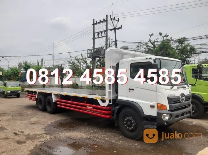 Truk Losbak Tronton Flatbed Hino 500 FL 260 JW Ranger Lohan Tronton Flatbed Losbak Bakbesi