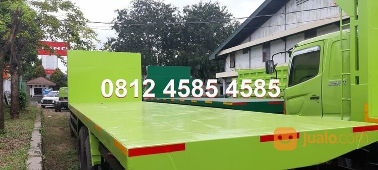 Truk Los Bak Besi Tronton Hino 500 Lohan Ranger Tronton Truk Los Bak Besi Flatbed Flat Deck 10 Roda