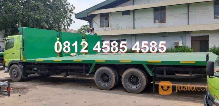 Truk Los Bak Besi Tronton Hino 500 Lohan Ranger Tronton Truk Los Bak Besi Flatbed Flat Deck 10 Roda