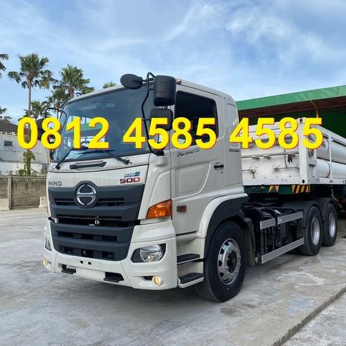 Tractor Head Trailer Tronton Hino 500 FM 340 TH Prime Mover Truck Lowbed Trailer Wingbox Bigmama