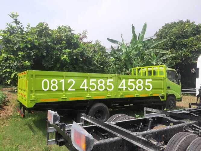 Truk Bak Triway 3 Way Engkel Long Colt Diesel CDE CDD Truk Canter Bak Terbuka Treeway Dropside Long