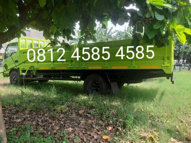 Truk Bak Triway 3 Way Engkel Long Colt Diesel CDE CDD Truk Canter Bak Terbuka Treeway Dropside Long