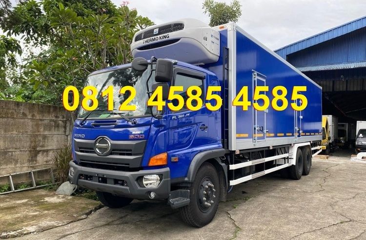 Hino 500 FL 260 JW Truk Box Pendingin Truk Box Freezer Thermoking Frozen Food Cold Storage Truck