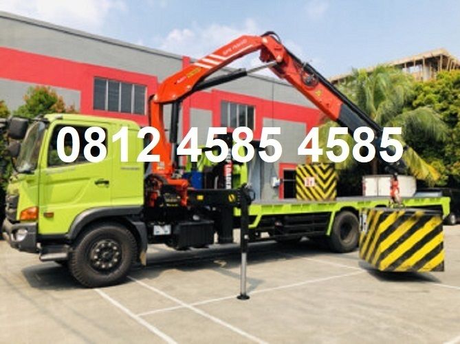 Hino 500 Truck Crane TADANO SANY XCMG 10 Ton Telescopic Truck Mounted Mobile Crane Foco Boom Truck