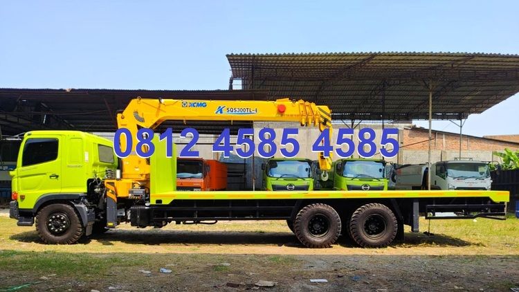 Hino 500 Truck Crane TADANO SANY XCMG 10 Ton Telescopic Truck Mounted Mobile Crane Foco Boom Truck