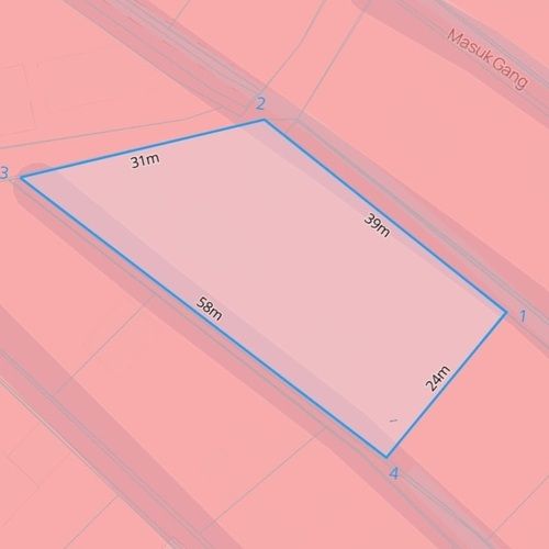 Tanah 12 are, Jl. Padang Linjong Pantai Batu Mejan Canggu Kuta Utara