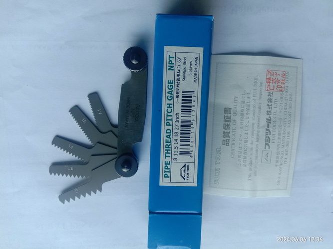 Fujitool Gear Tooth Gauge Suri Modul Suri Gear MP-S20 mitutoyo asimeto teclock insize