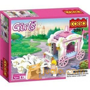 Mainan Blok Lego Anak Perempuan Princess 2 - Horse Carriage (3267)