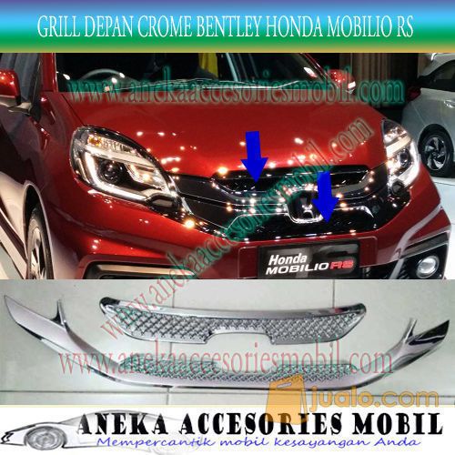 Grill/Grille Depan Chrome Luxury Model Bentley Honda Mobilio RS