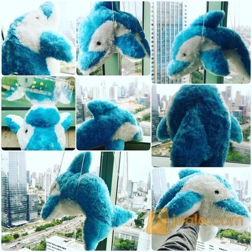 Boneka / Bantal hewan laut lumba lumba / dolphin big size empuk tebal grade super ORI SNI New murmer kualitas eksport