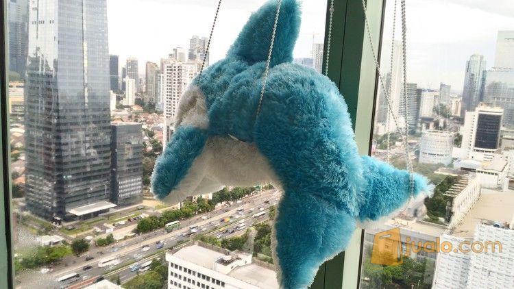 Boneka / Bantal hewan laut lumba lumba / dolphin big size empuk tebal grade super ORI SNI New murmer kualitas eksport