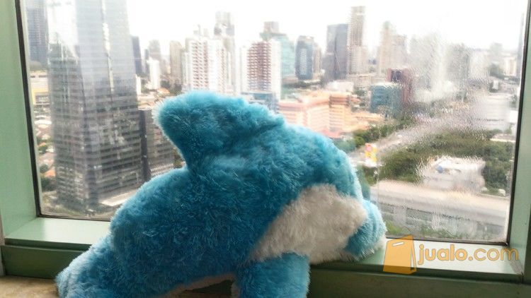 Boneka / Bantal hewan laut lumba lumba / dolphin big size empuk tebal grade super ORI SNI New murmer kualitas eksport