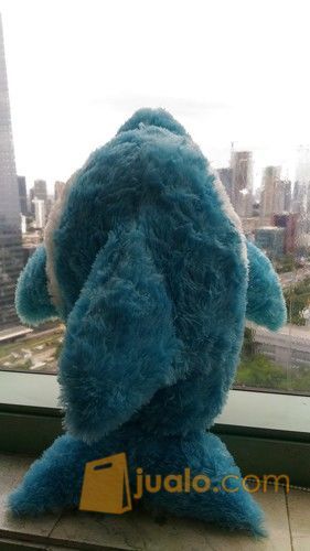 Boneka / Bantal hewan laut lumba lumba / dolphin big size empuk tebal grade super ORI SNI New murmer kualitas eksport
