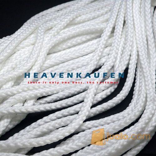 Tali Sumbu Kepang Putih 6 mm Meteran