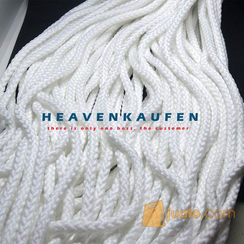 Tali Sumbu Kepang Putih 6 mm Meteran