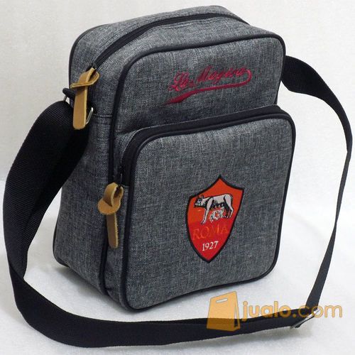 Tas AS Roma Selempang Slingbag - Elegante Grey