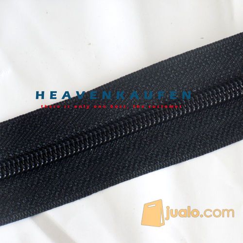 Zipper/Resleting Amco No 8 Hitam Meteran/Rol