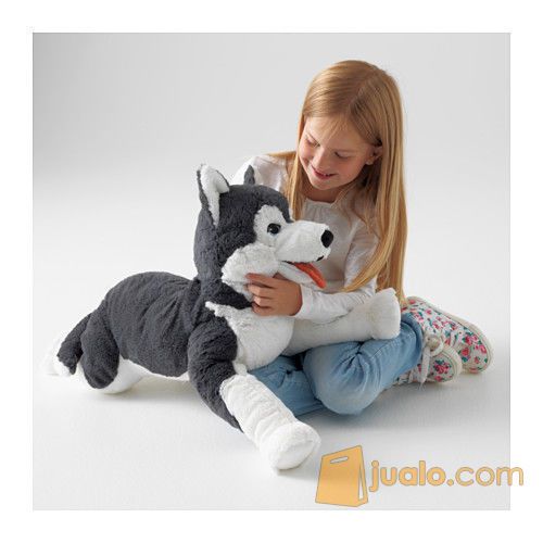 IKEA LIVLIG Boneka anjing Husky
