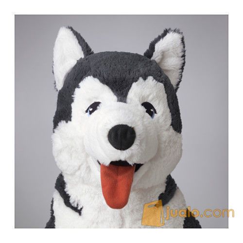 IKEA LIVLIG Boneka anjing Husky