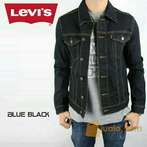 JAKET PRIA LEVI'S BLUEBLACK DONGKER/JAKET LENGAN PANJANG PRIA/ATASAN
