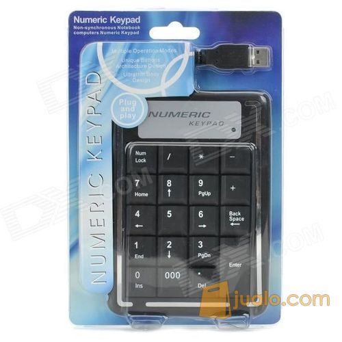 Portable USB Numeric Keypad Keyboard Numerik Khusus Angka nomor number