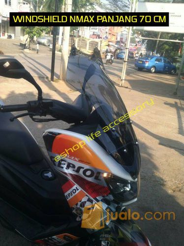 Aksesoris Windshield Visor Touring Turing Yamaha Nmax PANJANG 70cm