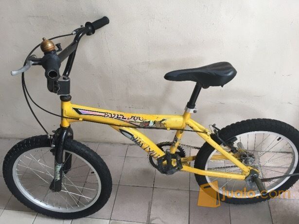 SEPEDA WIM CYCLE /WIMCYCLE UKURAN MENENGAH WARNA KUNING BAGUS