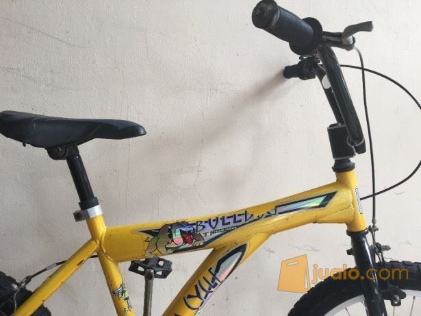 SEPEDA WIM CYCLE /WIMCYCLE UKURAN MENENGAH WARNA KUNING BAGUS
